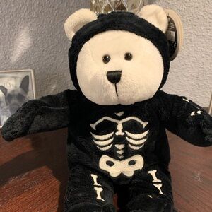 Starbucks Bearista 2004 Skeleton Bear Plush Toy